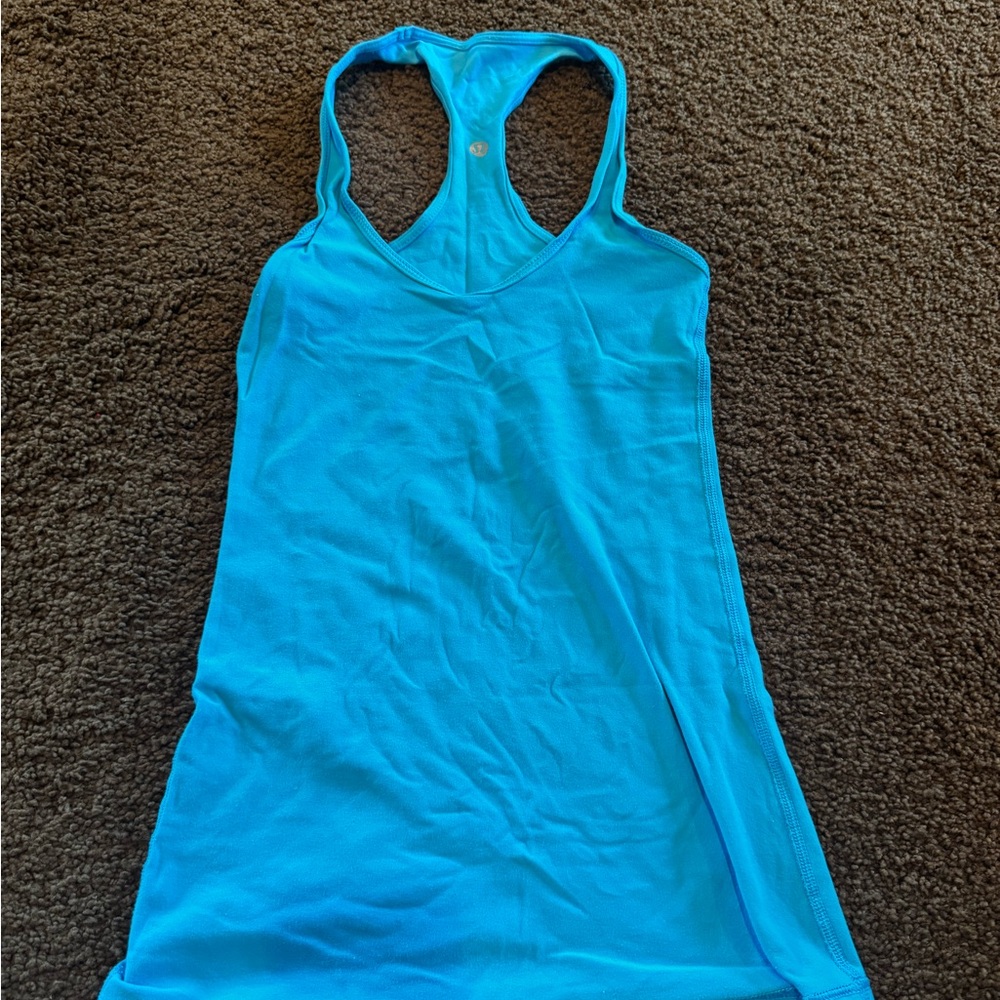 Blue Women's Racerback Tank Top